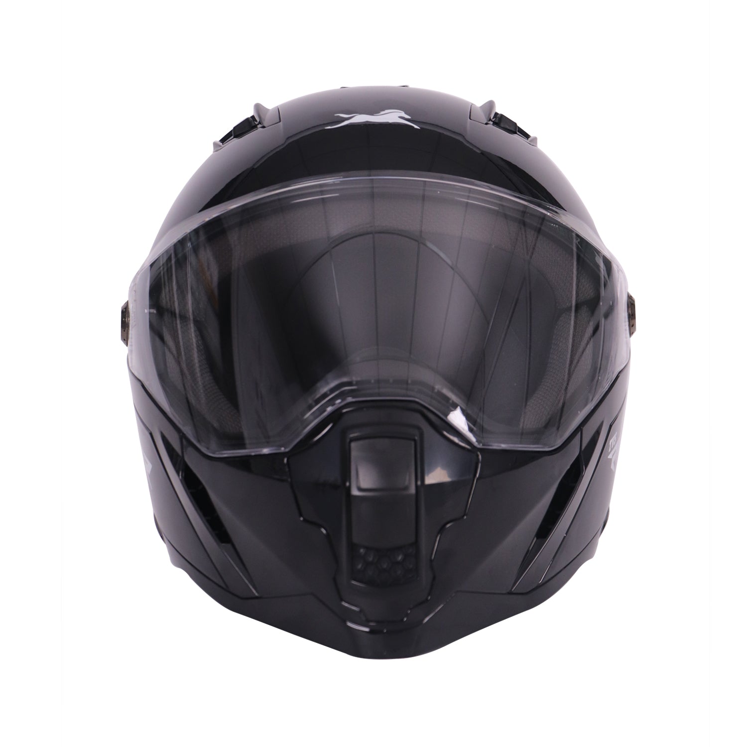 TVS Raider Full Face Black Helmet | ISI Certified
